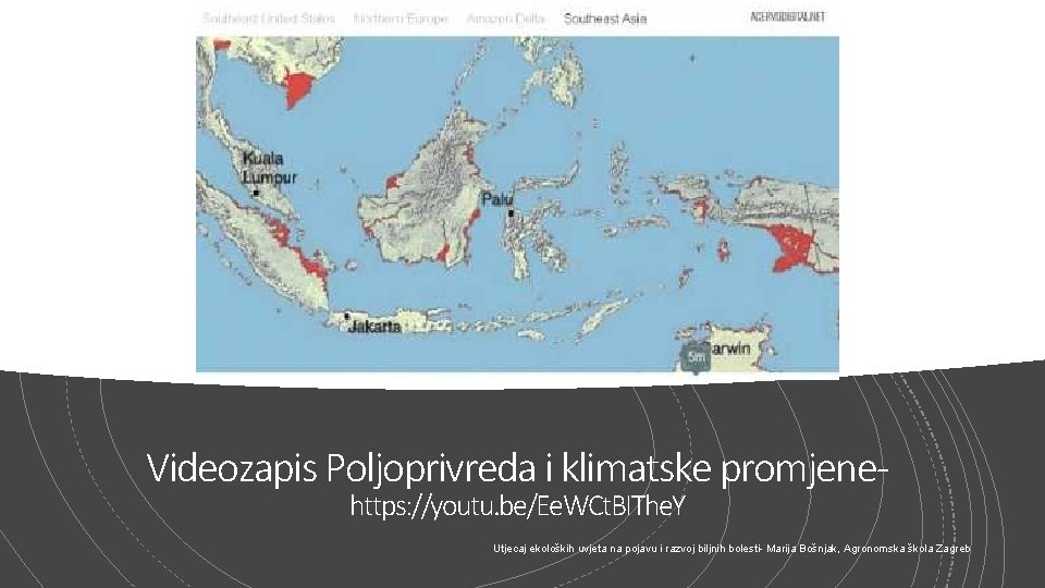 Videozapis Poljoprivreda i klimatske promjenehttps: //youtu. be/Ee. WCt. BIThe. Y Utjecaj ekoloških uvjeta na