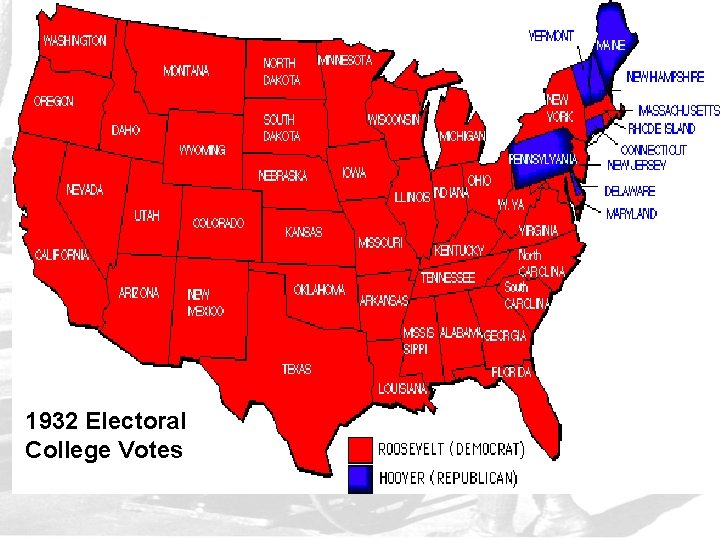 1932 Electoral College Votes 