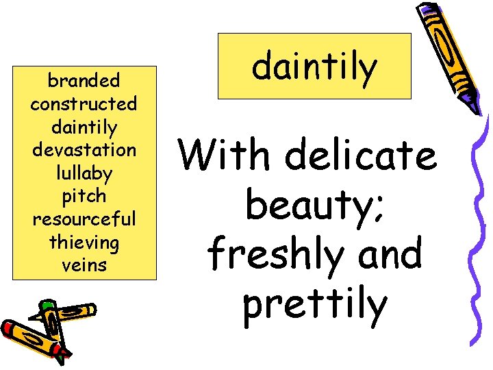 branded constructed daintily devastation lullaby pitch resourceful thieving veins daintily With delicate beauty; freshly