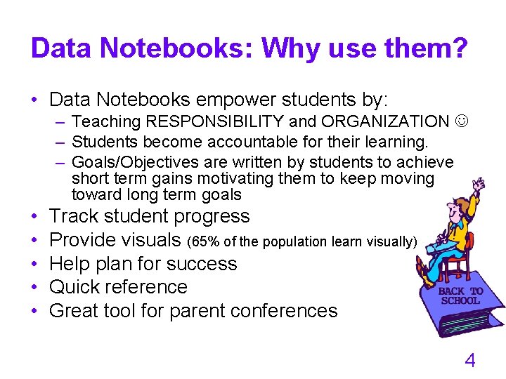 Data Notebooks Student Led Conferences Presenters Katie Self