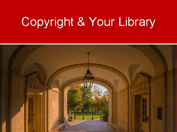 Copyright & Your Library 