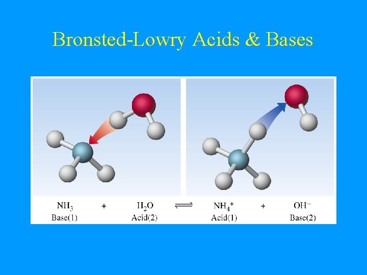 Bronsted-Lowry Acids & Bases 