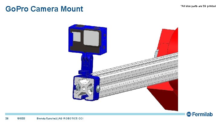 Go. Pro Camera Mount 29 8/5/20 Brenda Sanchez | AD ROBOTICS CCI *All blue Go. Pro Camera Mount 29 8/5/20 Brenda Sanchez | AD ROBOTICS CCI *All blue