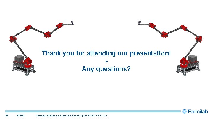 Thank you for attending our presentation! Any questions? 38 8/5/20 Amanda Hoeksema & Brenda Thank you for attending our presentation! Any questions? 38 8/5/20 Amanda Hoeksema & Brenda