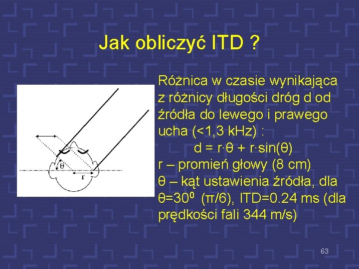 Jak obliczyć ITD ? Różnica w czasie wynikająca z różnicy długości dróg d od