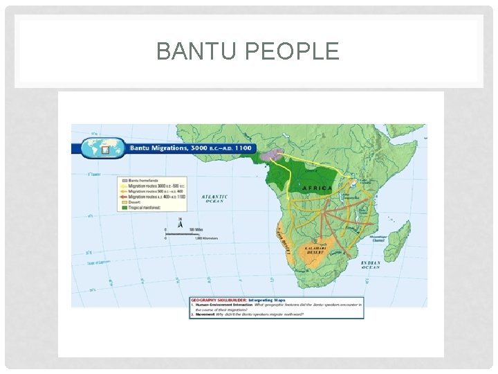 BANTU PEOPLE 