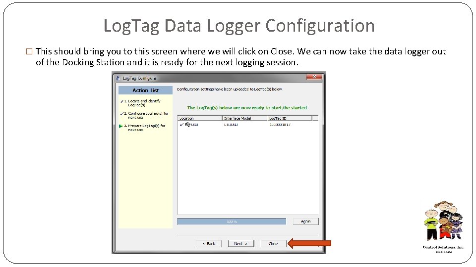 Log. Tag Data Logger Configuration � This should bring you to this screen where