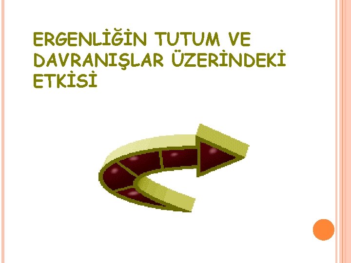 ERGENLİĞİN TUTUM VE DAVRANIŞLAR ÜZERİNDEKİ ETKİSİ 