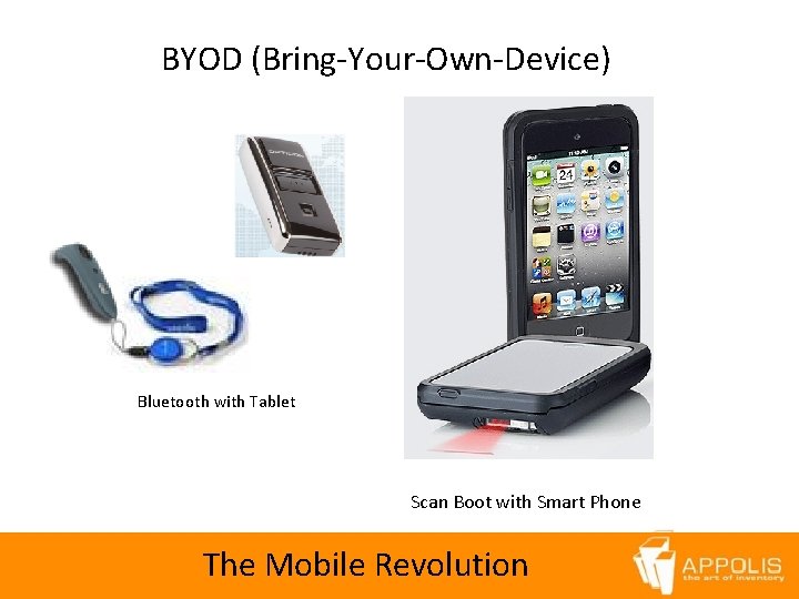 BYOD (Bring-Your-Own-Device) Bluetooth with Tablet Scan Boot with Smart Phone The Mobile Revolution 