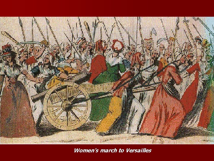 Women's march to Versailles 
