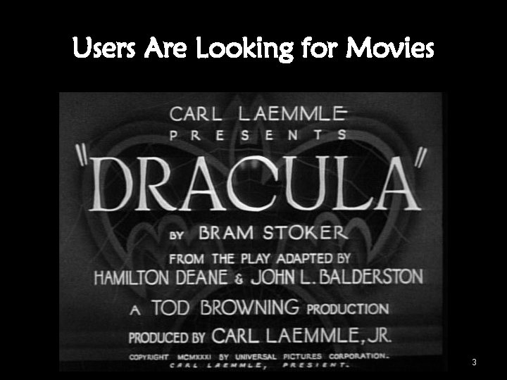 Users Are Looking for Movies 3 