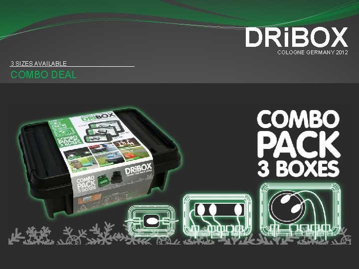 DRi. BOX COLOGNE GERMANY 2012 3 SIZES AVAILABLE COMBO DEAL 