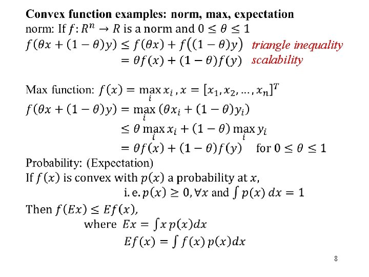 triangle inequality scalability 8 
