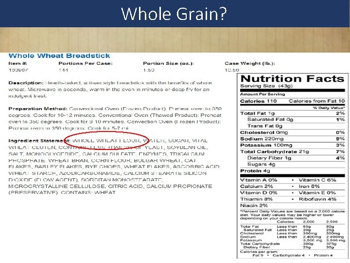 Whole Grain? 