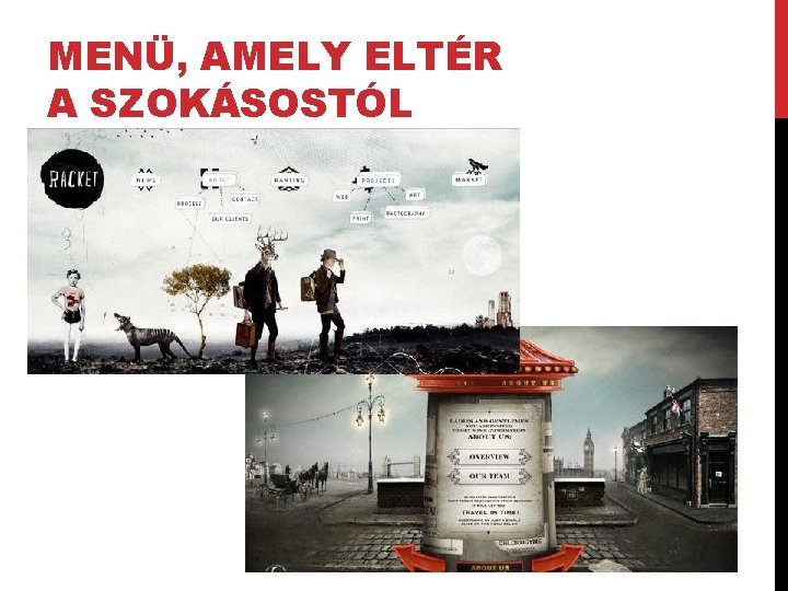 MENÜ, AMELY ELTÉR A SZOKÁSOSTÓL 