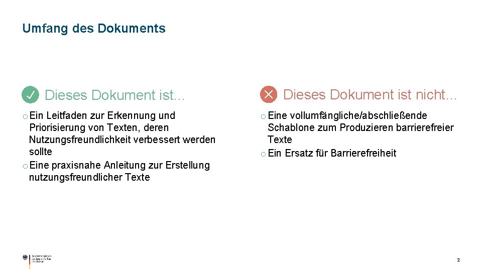 Umfang des Dokuments Dieses Dokument ist… o Ein Leitfaden zur Erkennung und Priorisierung von