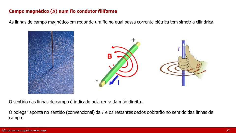 Ação de campos magnéticos sobre cargas 12 