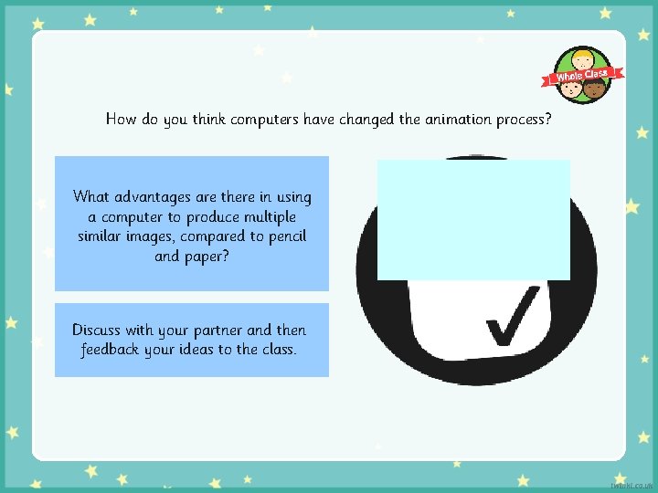 How do you think computers have changed the animation process? What advantages are there