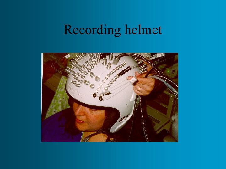 Recording helmet 