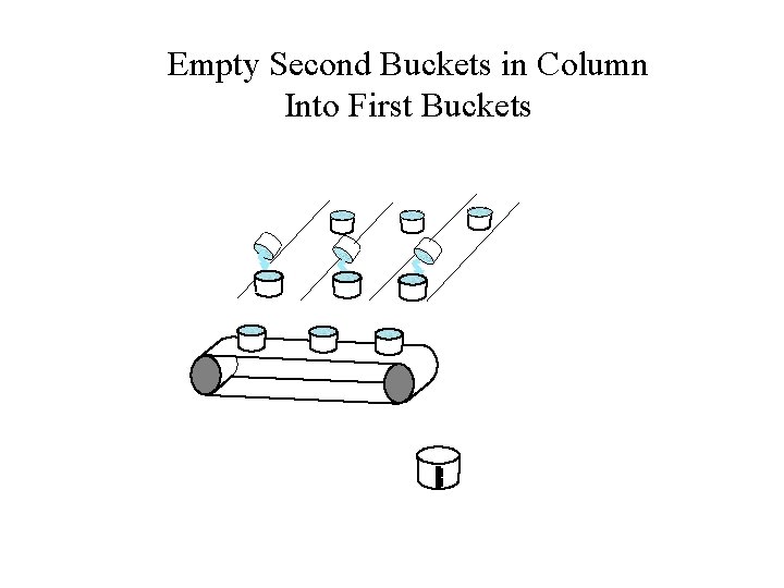 Empty Second Buckets in Column Into First Buckets 
