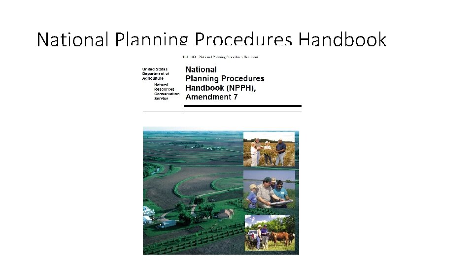 National Planning Procedures Handbook 