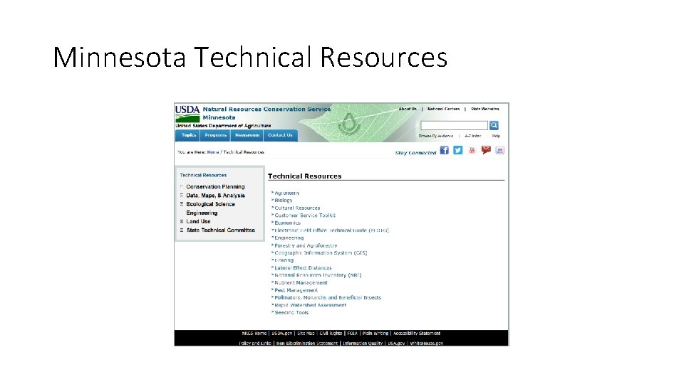 Minnesota Technical Resources 