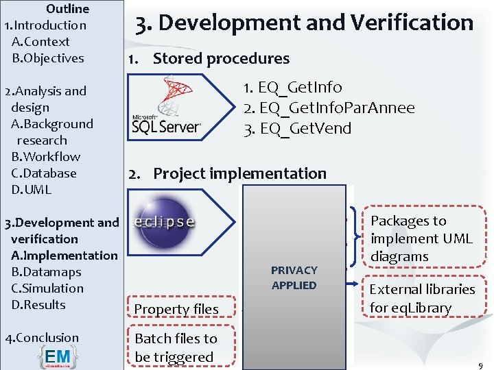 Outline 1. Introduction A. Context B. Objectives 2. Analysis and design A. Background research