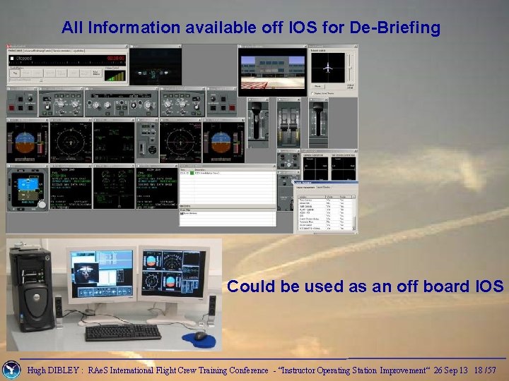 All Information available off IOS for De-Briefing Could be used as an off board