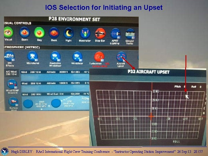 IOS Selection for Initiating an Upset Hugh DIBLEY : RAe. S International Flight Crew