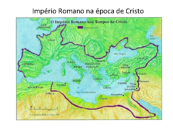 Império Romano na época de Cristo 