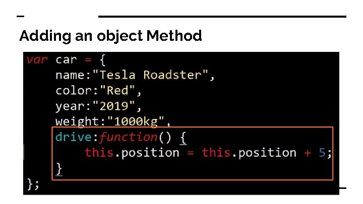 Adding an object Method 
