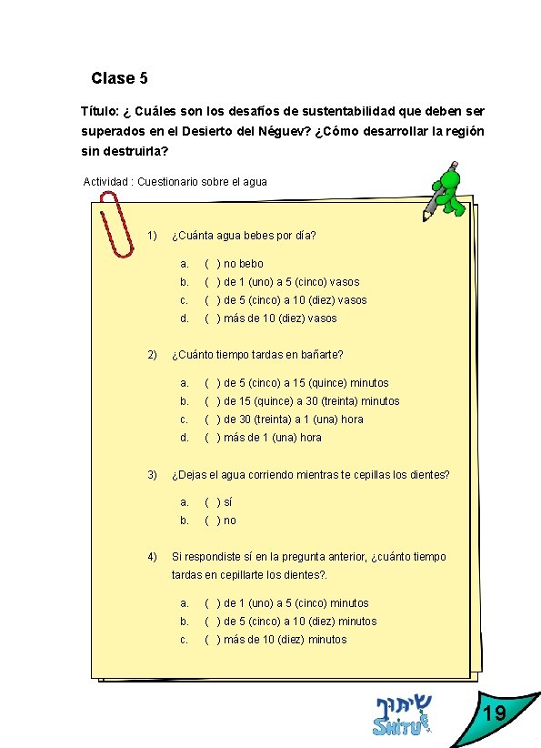 Clase 5 Título: ¿ Cuáles son los desafíos de sustentabilidad que deben ser superados