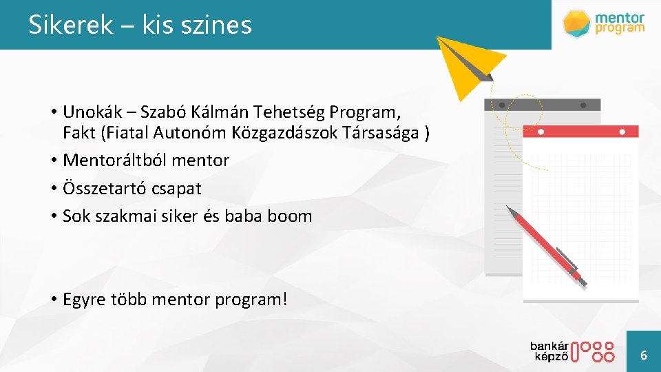 Sikerek – kis szines • Unokák – Szabó Kálmán Tehetség Program, Fakt (Fiatal Autonóm
