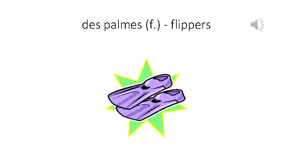 des palmes (f. ) - flippers 