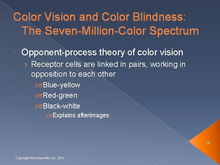 Color Vision and Color Blindness: The Seven-Million-Color Spectrum Opponent-process theory of color vision ›