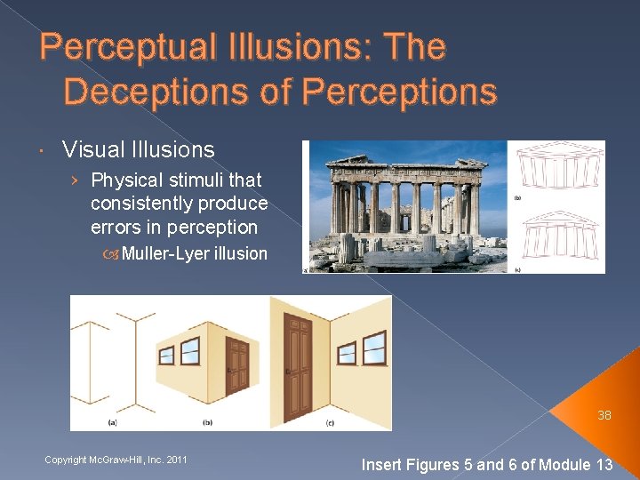 Perceptual Illusions: The Deceptions of Perceptions Visual Illusions › Physical stimuli that consistently produce
