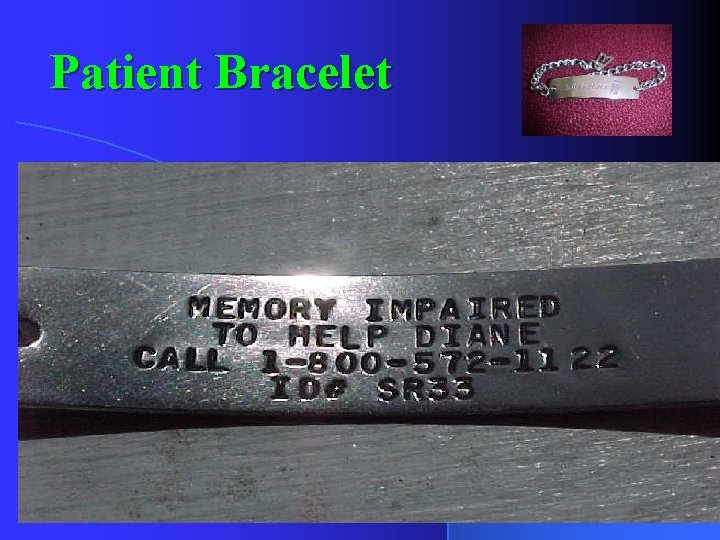 Patient Bracelet 