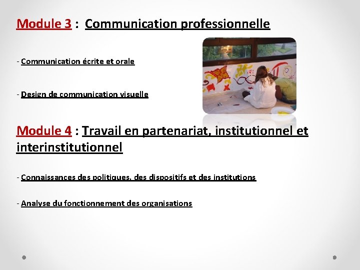 Module 3 : Communication professionnelle - Communication écrite et orale - Design de communication