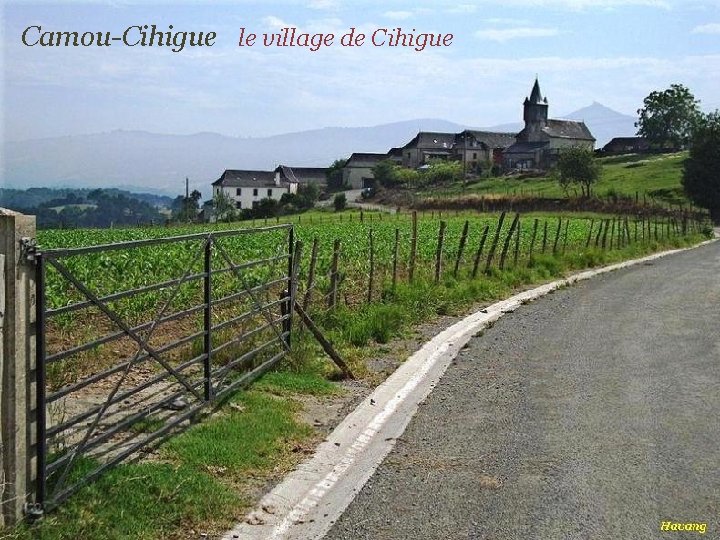 Camou-Cihigue le village de Cihigue 