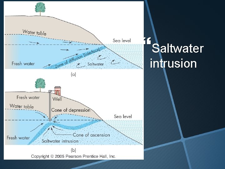  Saltwater intrusion 