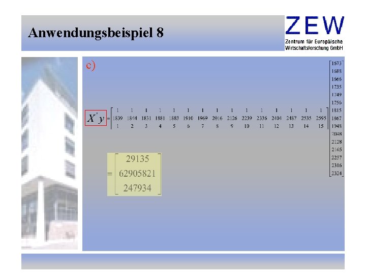 Anwendungsbeispiel 8 c) 