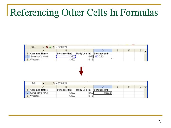 Referencing Other Cells In Formulas 6 