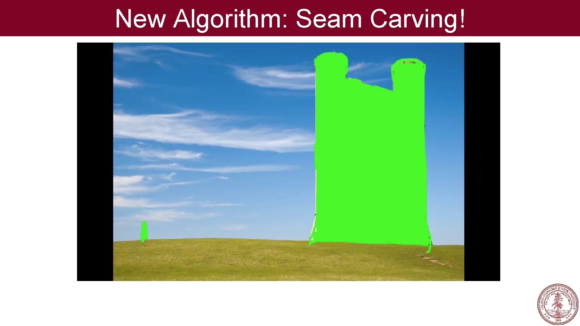 New Algorithm: Seam Carving! 