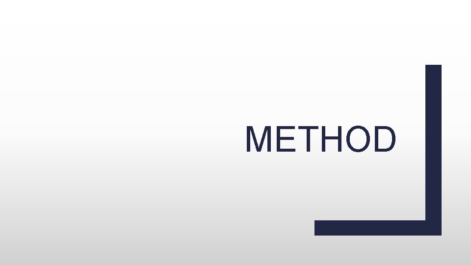 METHOD 