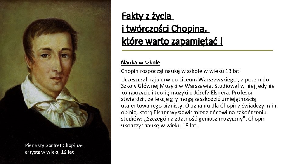 Fakty z życia i twórczości Chopina, które warto zapamiętać ! Nauka w szkole Chopin Fakty z życia i twórczości Chopina, które warto zapamiętać ! Nauka w szkole Chopin