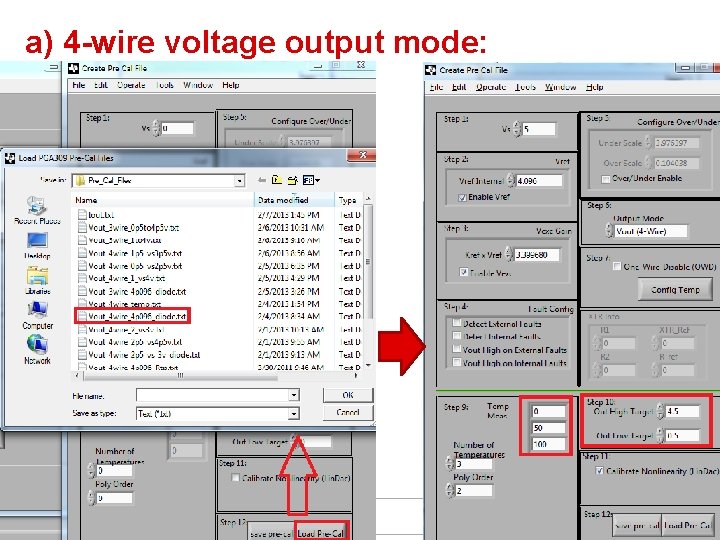 a) 4 -wire voltage output mode: 11 