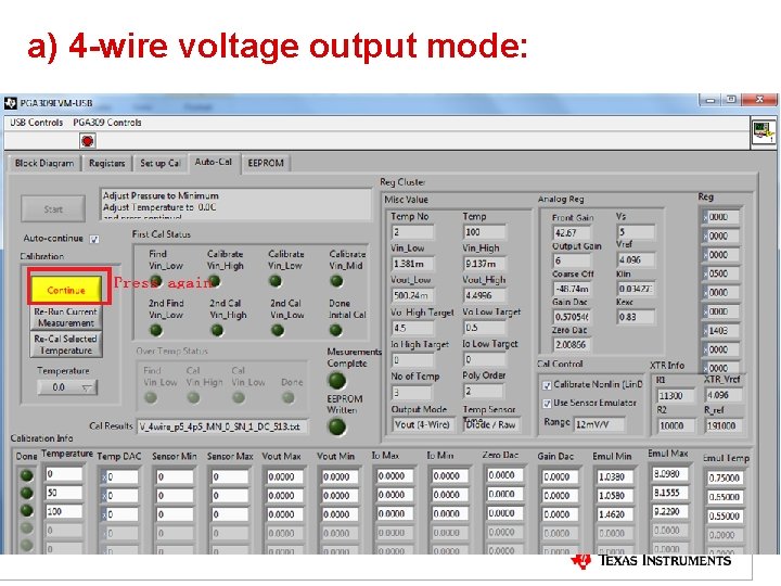 a) 4 -wire voltage output mode: 18 