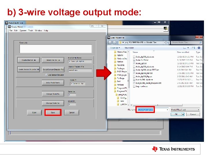 b) 3 -wire voltage output mode: 34 