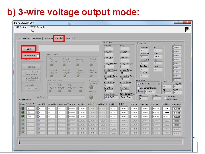 b) 3 -wire voltage output mode: 37 