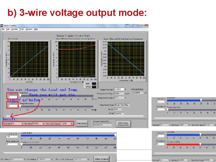 b) 3 -wire voltage output mode: 42 